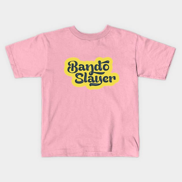 Bando Slayer Kids T-Shirt by gingerman
